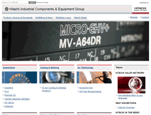 Tablet Screenshot of hitachi-ds.com